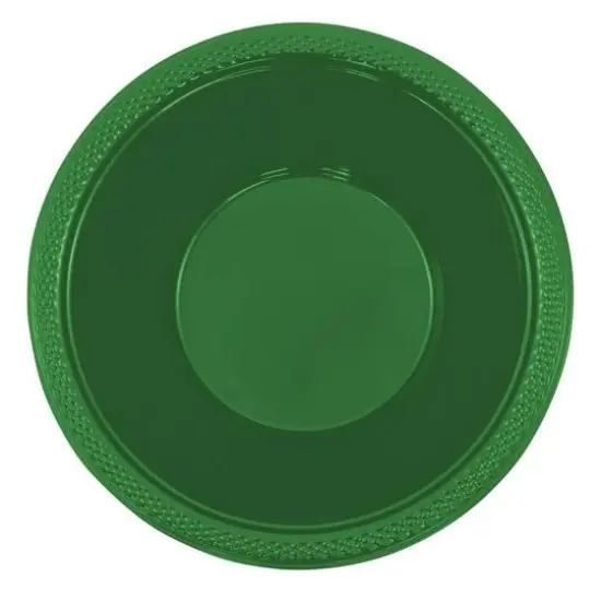 JAM Paper 7" Green Plastic Bowls, 20ct. {3}