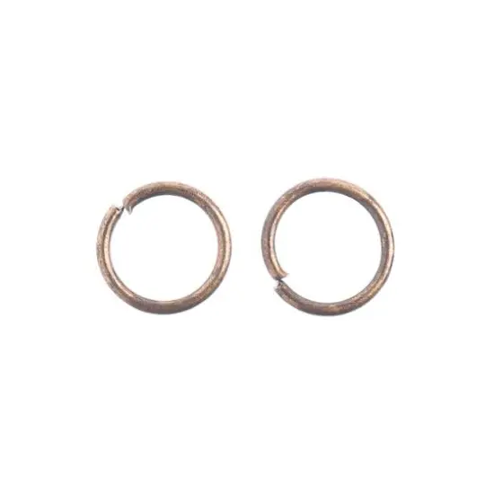 John Bead Must Have Findings 6mm Round Jump Ring, 142ct. Antique Copper {4}