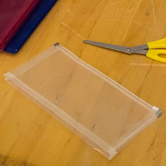 JAM Paper 5" x 10" Plastic Zip Closure Envelopes, 12ct. Clear {7}