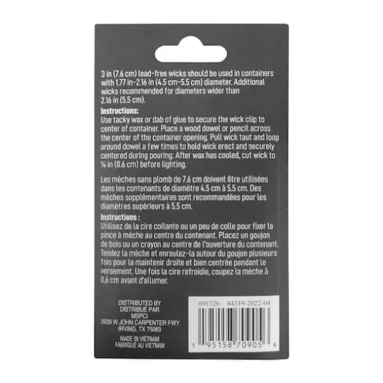 Pre-Waxed Candle Wicks & Clips by Make Market&reg; {5}