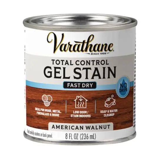 Varathane&reg; Total Control Water-Based Gel Stain American Walnut {1}