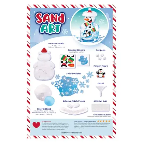 Creativity for Kids&reg; Sand Art Snowman {11}