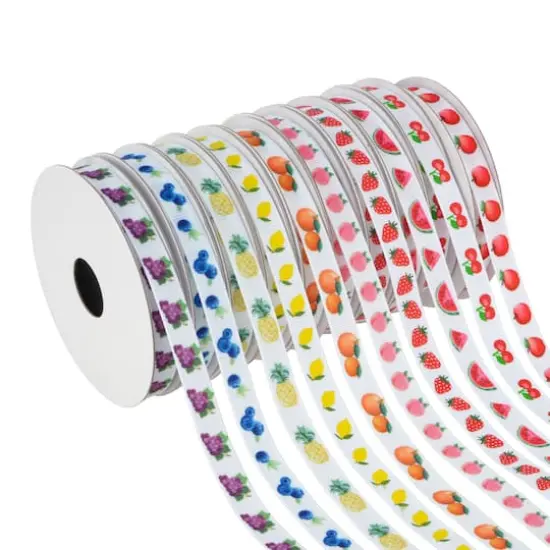 3/8" x 2yd. Fruit Value Pack Ribbon by Celebrate It&reg; {1}