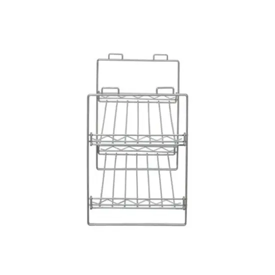 Household Essentials Stackable 2-Tier Metal Shoe Rack {8}