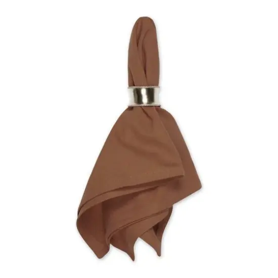 DII&reg; Oversized Napkin, 6ct. Leather Brown {5}