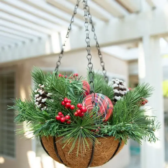 Flora Bunda&reg; 12" Christmas Hanging Basket {4}