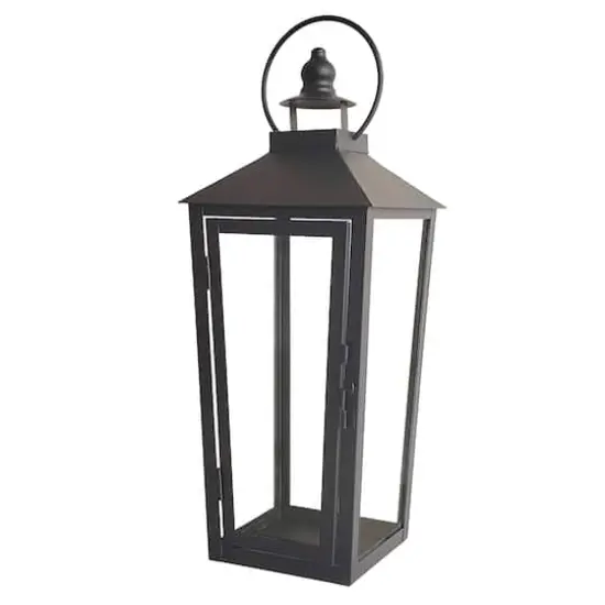 15.7" Black Metal Lantern by Ashland&reg; {3}