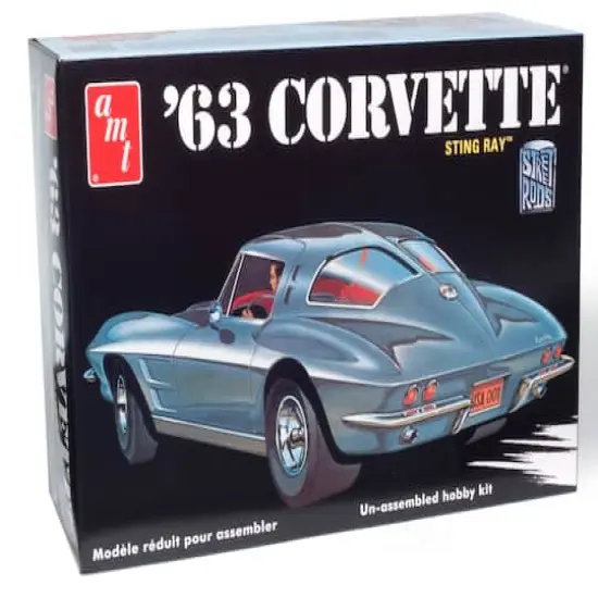 AMT® 1963 Chevy Corvette® Sting Ray™ 1:25 Scale Model Kit {3}