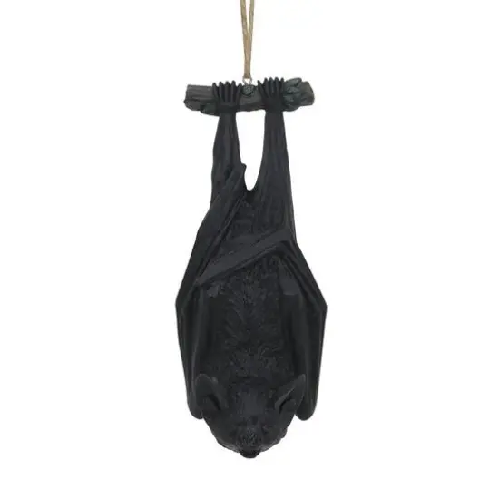 8" Black Hanging Bat with Wings Closed by Ashland&reg; {3}