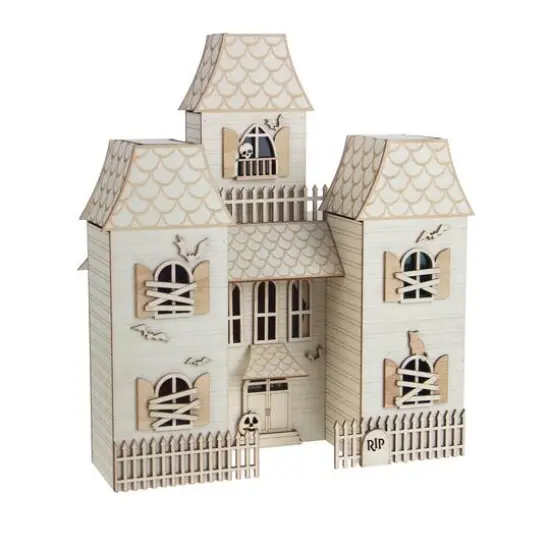 11.5" DIY Shuttered House LED Wood D&eacute;cor by Make Market&reg; {5}