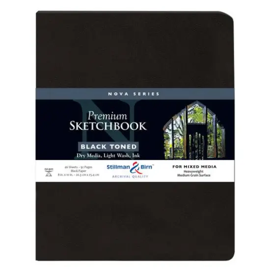 Stillman & Birn&trade; Nova Series Black Toned Premium Softcover Mixed Media Sketchbook {1}