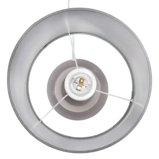 Simple Designs 23" Traditional Candlestick Table Lamp Gray Wash {10}