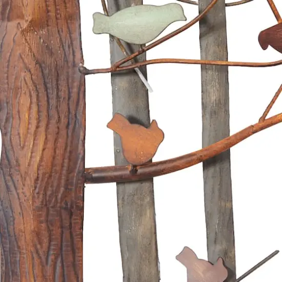 Multicolor Metal Farmhouse Birds Wall Decor {5}