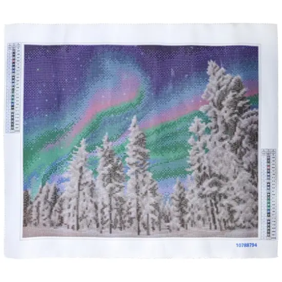 16" x 20" Winter Forest Diamond Art Kit by Make Market&reg; {3}