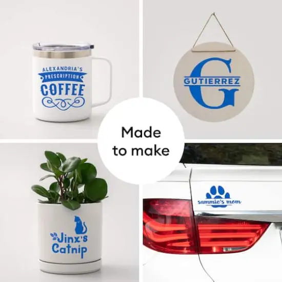 Cricut&reg; 12" x 48" Permanent Vinyl Medium Blue {8}