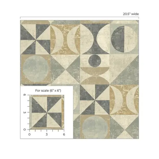 Surface Style Take Form Peel & Stick Wallpaper Pewter {9}