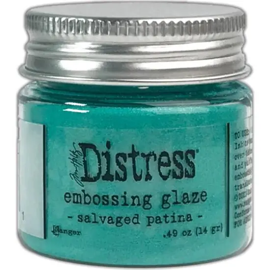 Tim Holtz Distress&reg; Embossing Glaze Salvaged Patina {1}