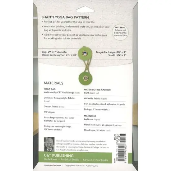 Stash By C&T Shanti Yoga Bag Pattern {3}