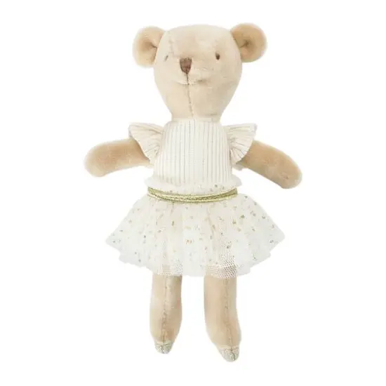 Hello Honey&reg; White & Brown Polyester Stuffed Animal Set {7}