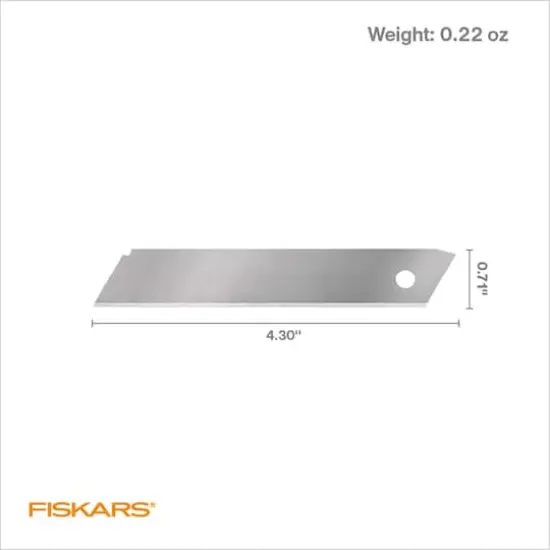 Fiskars&reg; 18mm Snap-Off Utility Blades, 5ct. {4}