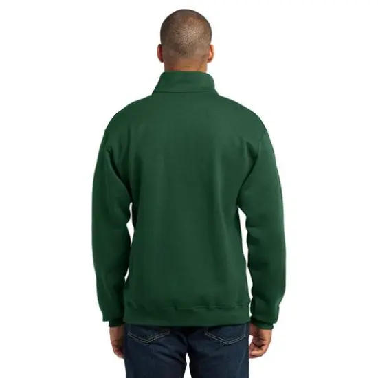 JERZEES&reg; NuBlend&reg; 1/4-Zip Cadet Collar Sweatshirt Forest Green {6}