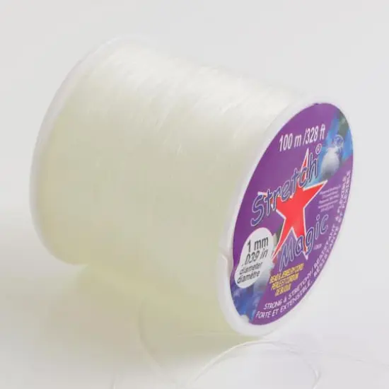 Stretch Magic&reg; 1mm Clear Bead & Jewelry Cord, 100m {3}
