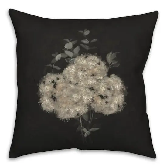 Moody Hydrangeas 18" x 18" Indoor/Outdoor Pillow {1}
