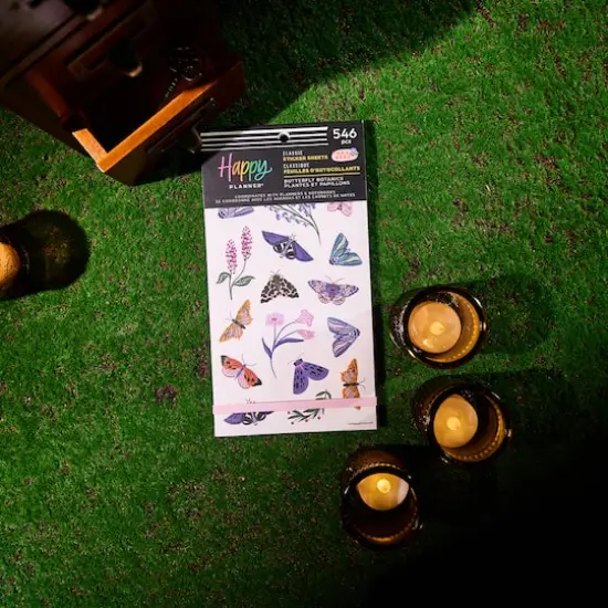 The Classic Happy Planner&reg; Butterfly Botanics Sticker Book {6}