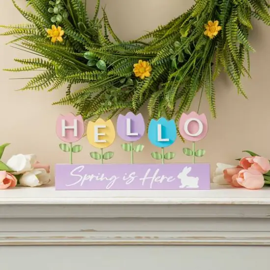 Glitzhome&reg; 12" Tulips Table D&eacute;cor {6}