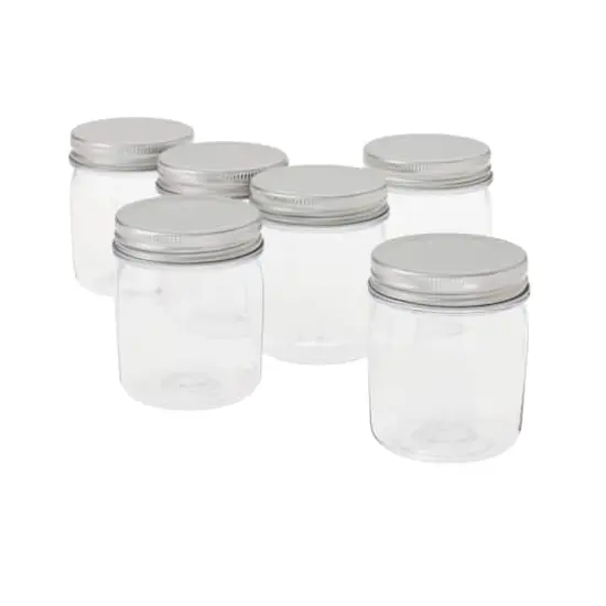 8oz. Plastic Mason Jars by Celebrate It&trade;, 6ct. {1}