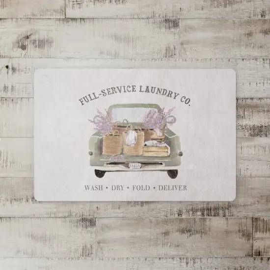 18" x 27" Laundry Truck Service Floor Mat {3}