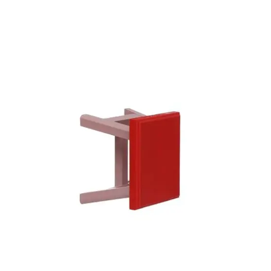 6.25" Red & Pink Wood Tabletop Serving Riser by Ashland&reg; {4}