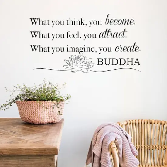 WallPops Become What You Think Wall Quote {4}