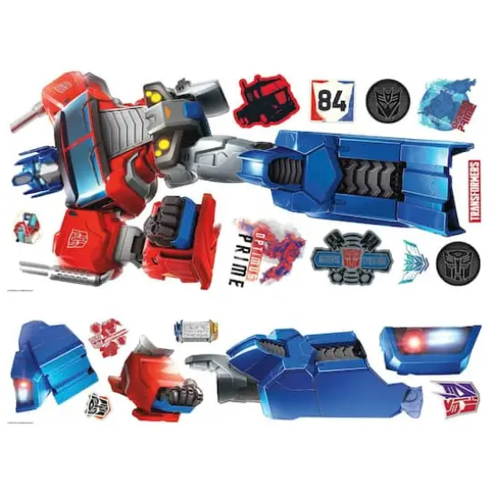 RoomMates Classic Optimus Prime Peel & Stick Giant Decals {3}