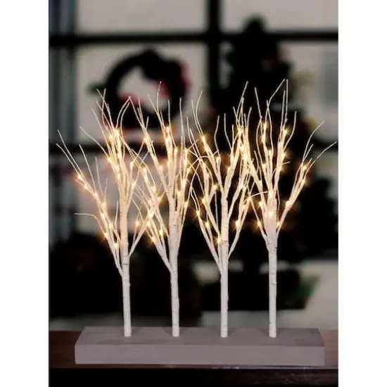 19.5" Warm White LED Cluster Tree {4}