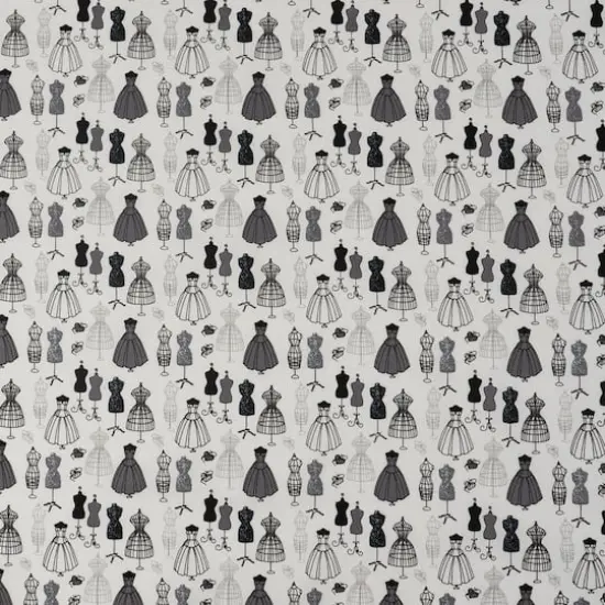 SINGER Dress Forms Cotton Fabric {1}