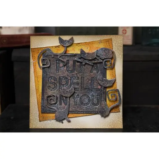 Sizzix&reg; Thinlits&reg; Bold Text Halloween Dies by Tim Holtz {4}