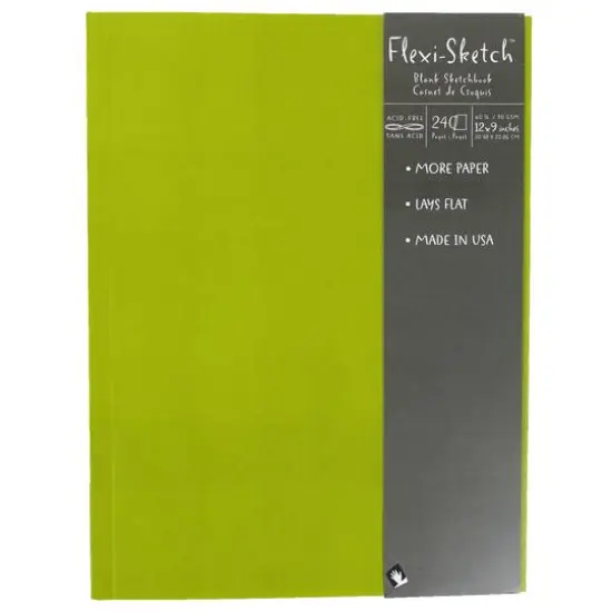 Global Art Flexi-Sketch&trade; Sketchbook, Fern 12" x 9" {1}