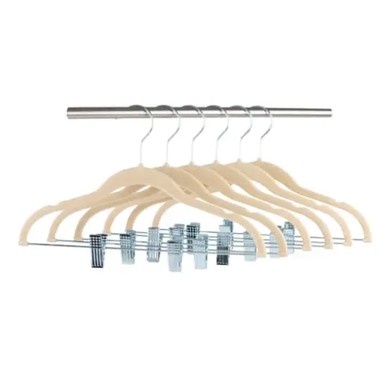 Simplify Ivory Children's Velvet Hangers, 6ct. {4}