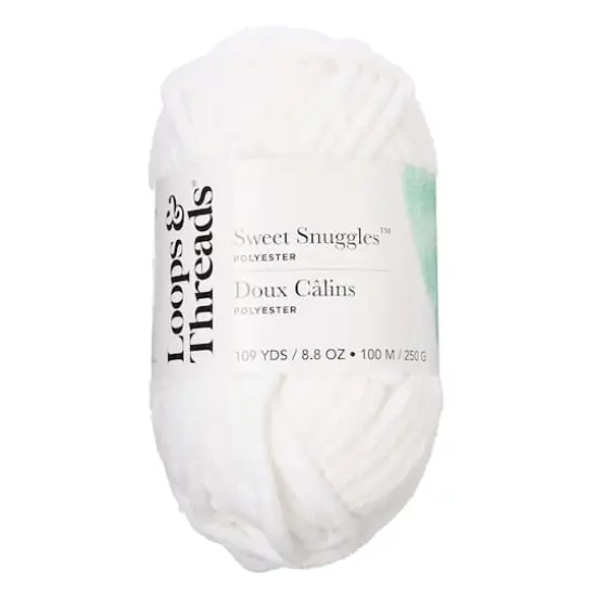 Sweet Snuggles&trade; Yarn by Loops & Threads&reg; White {5}