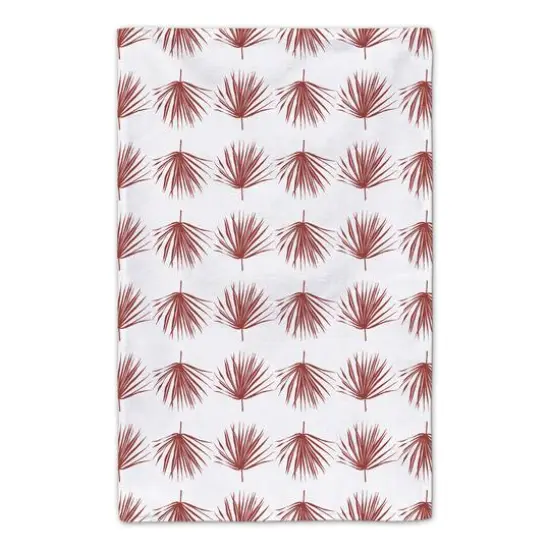 Terracota Palm Leaf 16" x 25" Tea Towel Set of 2 {6}