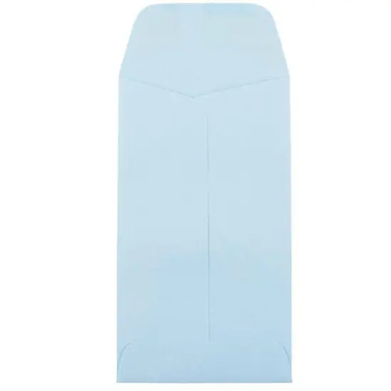 JAM Paper #6 Coin Business Colored Envelopes, 50ct. Pastel Baby Blue {4}