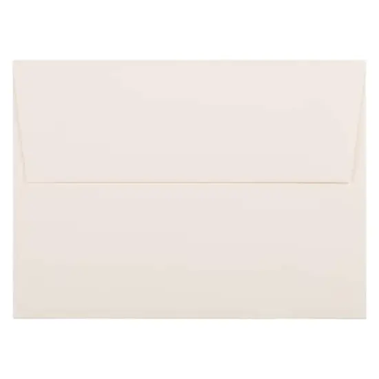 JAM Paper A7 Strathmore Invitation Envelopes, 50ct. Natural White Wove {1}