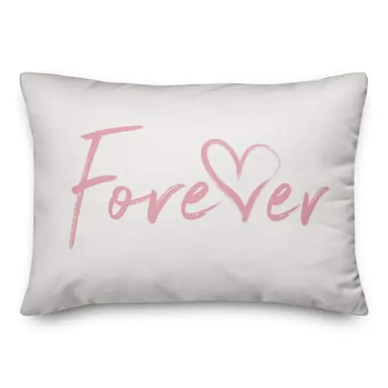 Forever Heart Throw Pillow {1}