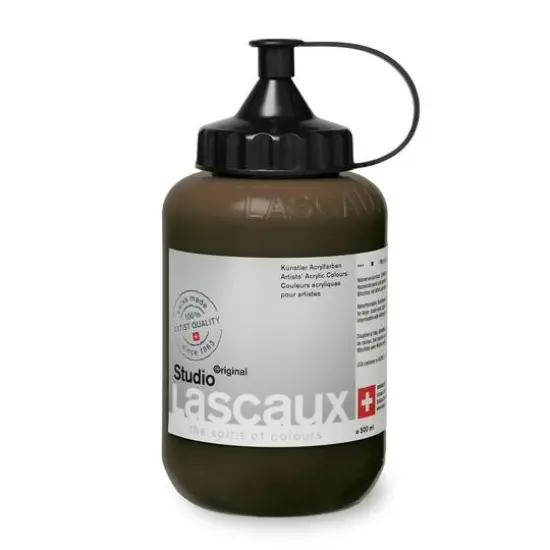 Lascaux Studio Acrylic Paint, 500mL 956 Raw Umber {1}