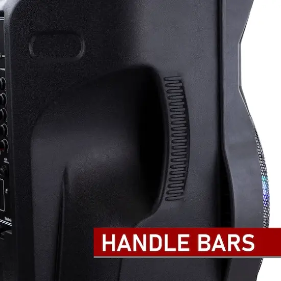 beFree Sound 15" Bluetooth Rechargeable Party Speaker With Illuminating Lights {4}