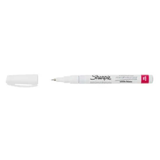 Sharpie&reg; Oil-Based Paint Marker, Extra Fine Point White {4}