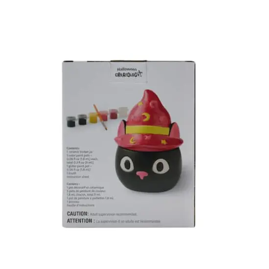 Witch Hat Ceramic Trinket Jar Kit by Creatology&trade; {4}