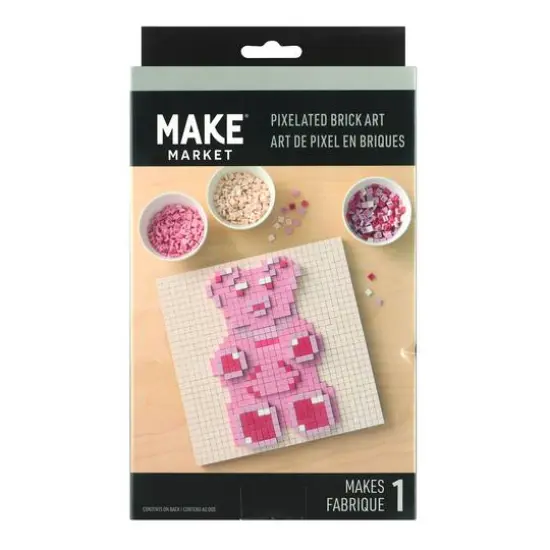 10" x 10" Gummy Bear Pixelated Brick Art Kit by Make Market&reg; {6}