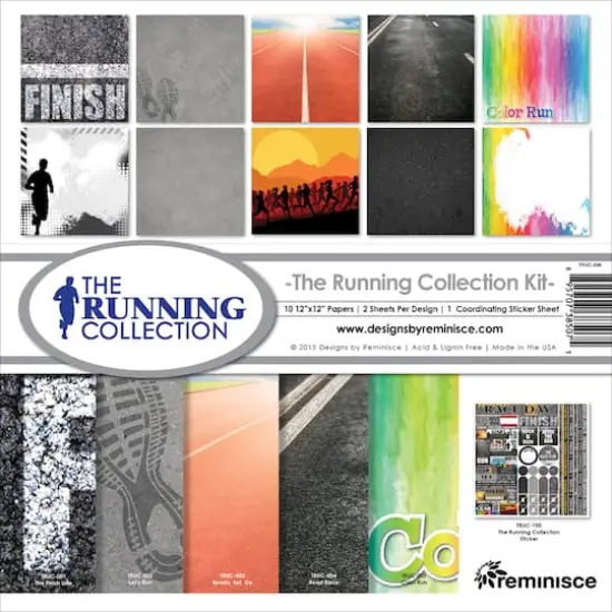 Reminisce Collection Kit 12"X12"-Running {1}